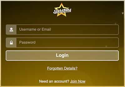 Casino Starspins Log In